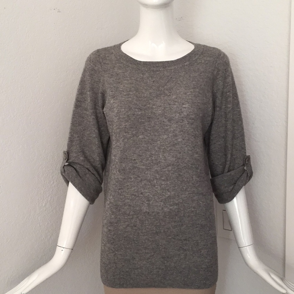 Quotation Gray cashmere Sweater